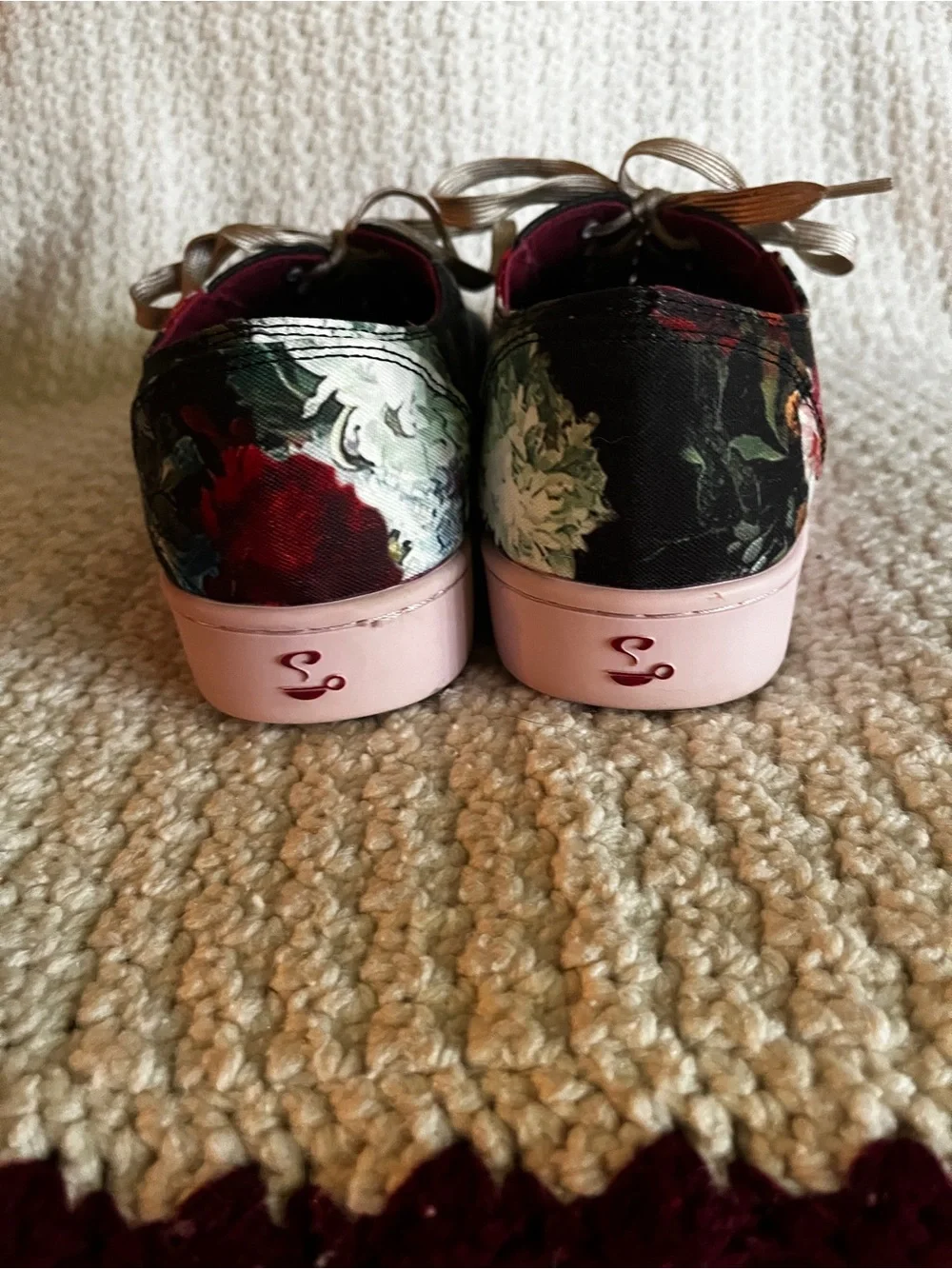 Hot Chocolate Charlotte Floral Sneakers